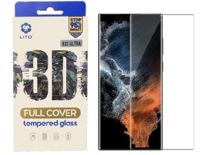 محافظ صفحه نمایش لیتو مدل 3D Full Cover Tempered Glass مناسب برای گوشی موبایل سامسونگ S22 Ultra