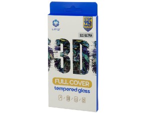 محافظ صفحه نمایش لیتو مدل 3D Full Cover Tempered Glass مناسب برای گوشی موبایل سامسونگ S22 Ultra