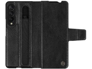 کاور چرمی اورجینال نیلکین مدل Aoge Leather Case مناسب برای گوشی موبایل سامسونگ Z Fold3