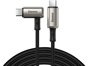 کابل سوپر شارژ دو سر تایپ سی بیسوس مدل Hammer Type-C PD3.1 Gen2 100W CATPN-01 با قابلیت اتصال به TV