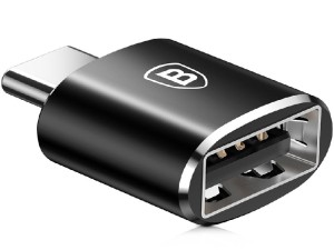 مبدل USB به Type-C بیسوس مدل Mini USB female to Type-C male adapter converter CATOTG-01