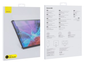 محافظ صفحه نمايش بیسوس مدل Full Tempered Glass SGBL021302 مناسب برای iPad 5 2018 (9.7inch)