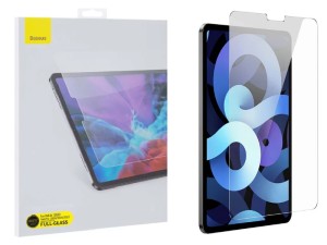 محافظ صفحه نمايش بیسوس مدل Full Tempered Glass SGBL021102 مناسب برای iPad Air 2020/iPad Pro 11 inch با سایز 10.9 و 11 اینچ