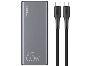 پاور بانک فست شارژ 30000 میلی آمپر یوسمز مدلUS-CD165 PB59 Dual QC3.0+PD 65W بهمراه کابل دو سر تایپ سی