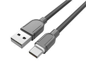 کابل فلزی تبدیل USB به USB-C الدینیو مدل LS62 بطول 1 متر