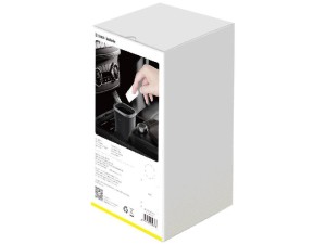 سطل زباله خودرو بیسوس مدل Dust-Free Vehicle Mounted Trash Can CRLJT-A01