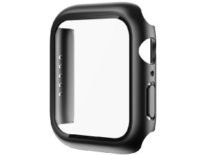 قاب محافظ و گلس راک مدل Integrated Protective Case & Film مناسب برای ساعت هوشمند اپل واچ 45mm