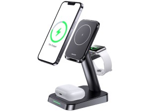 شارژر وایرلس مگنتی سه کاره یوسمز مدل US-CC150