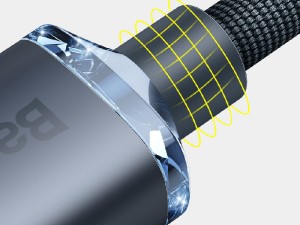 کابل فست شارژ Type-C به Lightning بیسوس مدل Crystal Shine Fast Data Cable CAJY000301 به طول 2 متر و توان 20 وات