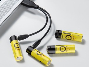 باتری قلمی قابل شارژ بیسوس مدل AA Rechargeable Li-ion Battery 1920mAh PCWH000211 (بسته 2 عددی بهمراه کابل شارژ)