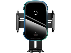 پایه نگهدارنده و شارژر وایرلس بیسوس مدل Light Electric Car Holder Wireless Charger WXHW03-01