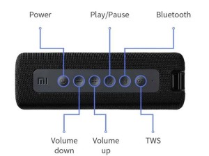 اسپیکر بلوتوث شیائومی مدل Mi Portable Bluetooth Speaker Outdoor 16W