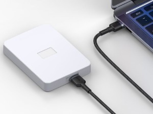کابل هارد یو اس بی به میکرو بی بیسوس مدل Cafule Cable USB3.0 Male TO Micro-B CADKLF-D0G