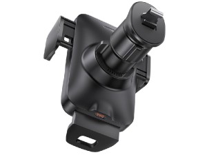 پایه نگهدارنده و شارژر وایرلس بیسوس مدل Wisdom Auto Alignment Car Mount CGZX000001