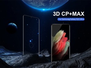 محافظ صفحه نمایش نیلکین مدل 3D CP+ MAX مناسب برای گوشی موبايل سامسونگ S21 Ultra