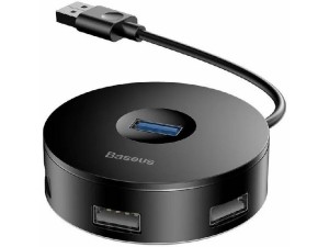 هاب 5 پورت USB 3.0 بیسوس مدل Round Box Hub Adapter USB 3.0 CAHUB-F01