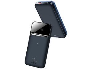 پاور بانک وایرلس 10000 میلی آمپر مگنتی بیسوس مدل Magnetic Wireless 20W PPCX010103 بهمراه کابل تایپ سی