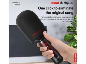 میکروفون و اسپیکر بلوتوثی کارائوکه لنوو مدل Thinkplus Portable Microphone M1