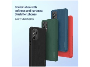 کاور اورجینال نیلکین مدل Super Frosted Shield Pro مناسب برای گوشی موبایل سامسونگ A73