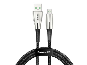 کابل فست شارژ MicroUSB بیسوس مدل WaterDrop 20W CAMRD-C01 به طول 2 متر