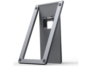 پایه نگهدارنده رومیزی تبلت و گوشی موبایل بیسوس مدل  Foldable Metal Desktop Holder LUKP000013