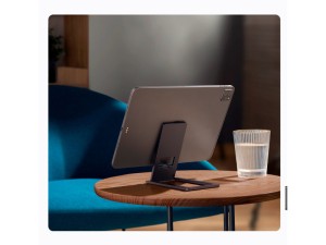 پایه نگهدارنده رومیزی تبلت و گوشی موبایل بیسوس مدل  Foldable Metal Desktop Holder LUKP000013