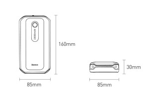 پاوربانک و جامپ استارتر خودرو بیسوس مدل Super Energy Air Car Jump Starter CGNL020101 10000mAh