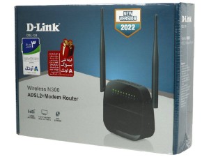 مودم روتر ADSL2+ N300 دی-لینک مدل DSL-124 New Version 2022