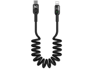 کابل فنری تایپ سی به لایتنینگ مک دودو مدل CA-1960 به طول 1.8 متر