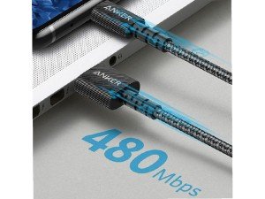 کابل فست شارژ تایپ سی انکر مدل  A8022 به طول 0.9 متر