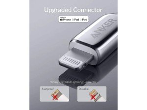 کابل تبدیل USB-C به Lightning انکر مدل A8842 Powerline+ III به طول 0.9 متر