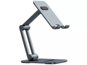 پایه نگهدارنده رومیزی تبلت و گوشی بیسوس مدل Desktop Biaxial Foldable Metal Stand LUSZ000013