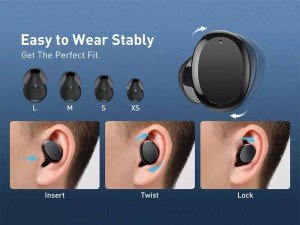 هندزفری بی سیم بیسوس مدل Encok W11 True Wireless Earphones NGTW060001 بهمراه کیس شارژ بی سیم