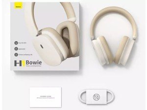 هدفون بلوتوثی بیسوس مدل  Bowie H1 Wireless Headphones NGTW230013 NGTW230002