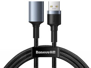 کابل افزایش طول USB 3.0 بیسوس مدل Cafule Cable CADKLF-B0G به طول 1 متر