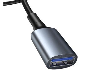 کابل افزایش طول USB 3.0 بیسوس مدل Cafule Cable CADKLF-B0G به طول 1 متر