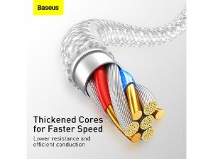 کابل فست شارژ لایتنینگ بیسوس مدل Dynamic Series Cable CALD000503 به طول 2 متر