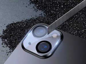 محافظ لنز دوربین بیسوس مدل Full-frame Lens Film SGQK000002 مناسب برای گوشی iPhone 13/iPhone 13 mini (پک 2 عددی)