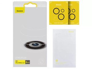 محافظ لنز دوربین بیسوس مدل Full-frame Lens Film SGQK000002 مناسب برای گوشی iPhone 13/iPhone 13 mini (پک 2 عددی)