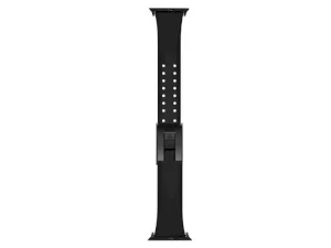 بند سیلیکونی بیسوس مدل Slip-Thru Watch Band LBWSE-01 مناسب برای ساعت اپل واچ 40/38 میلی‌متری