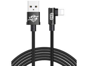 کابل لایتنینگ مخصوص بازی بیسوس مدل MVP Elbow Lightning Cable 2M