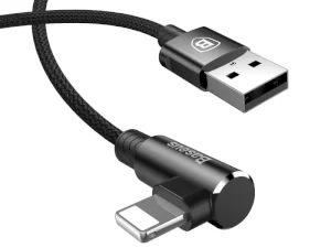 کابل لایتنینگ مخصوص بازی بیسوس مدل MVP Elbow Lightning Cable 2M