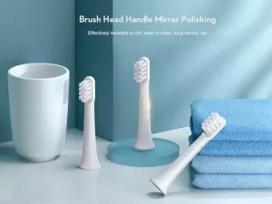 سری یدک مسواک برقی شیائومی مدل Mijia MBS302 Toothbrush Head for T100 Electric (پک 3 عددی)