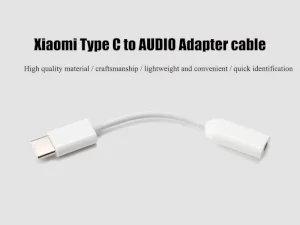 مبدل تایپ سی به پورت AUX شیائومی مدل Xiaomi Type-C To 3.5mm Audio Cable