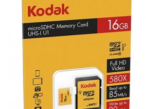 کارت حافظه کداک Emtec Kodak UHS-I U1 Class 10 85MBps 580X microSDHC 16GB