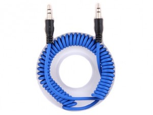 کابل Aux فنری سر فلزی