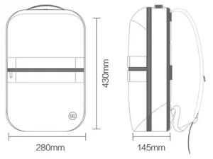کوله پشتی ضدآب شیائومی مدل Xiaomi 90 Points Ninetygo Manhattan Backpack 2111