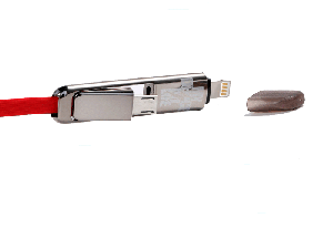 کابل Lightning و Micro USB به USB  ریمکس مدل Transformers