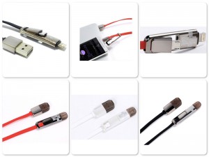 کابل Lightning و Micro USB به USB  ریمکس مدل Transformers