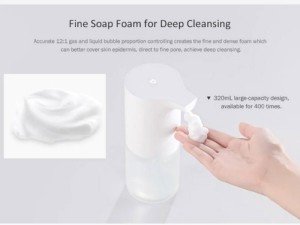 پمپ فوم ساز مایع دستشویی شیائومی مدل Mijia Automatic Foam Soap Dispenser MJXSJ03XW